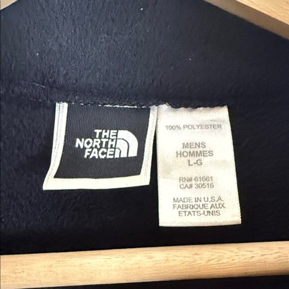 Vintage The North Face TNF Made in the USA Men's Black Fleece Vest - Size Large - Picture 2 of 8